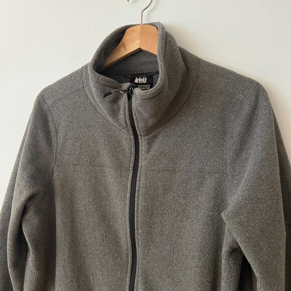 REI Co-op Groundbreaker Fleece Jacket Gray Women's Size Large - Picture 4 of 11